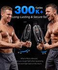 EAST Mount Twister Arm Exerciser Get Ripped With Adjustable Hydraulic Resistance Up To Four Hundred Forty Pounds used by two muscular men.