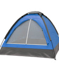 Two Person Dome Tent And Hanging LED Lantern Fan Camping Gear Set For Backpacking Hiking Or Backyard Adventures Lightweight 2.75lb Outdoor Shelter With Removable Rain Fly Interior Storage Pocket And 2 In 1 Lantern
