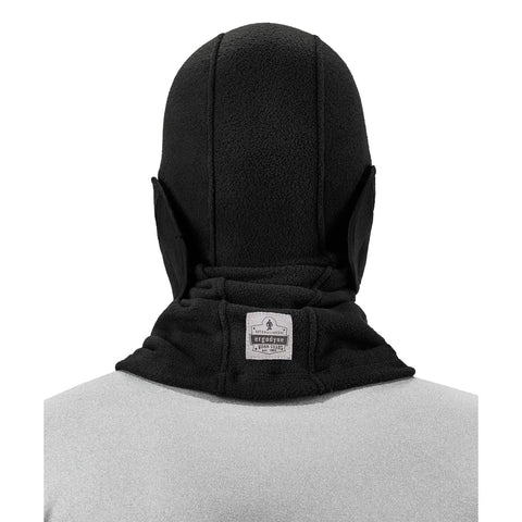 Back view of Winter Balaclava With Detachable Heat Exchanger Face Mask For Extreme Cold Full Head And Neck Coverage
