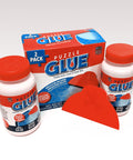 Puzzle Glue With Wide Plastic Spreader Easy To Apply Dries Clear And Quick, Protects Finished Jigsaw Puzzles For Display, Water Soluble 2 Pack, 5 Oz Each, No Streak Glossy Finish Preserves Colors