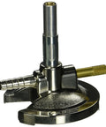 Natural Gas Micro Bunsen Burner With Air Regulator American Made Nickel Plated Die Cast Zinc Base Aluminum Mixing Tube