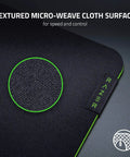 Close-up of Gigantus V2 XXL Cloth Gaming Mouse Pad With Thick High Density Foam And Non Slip Base Classic Black
