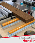 Heavy Duty Polyurethane Coated Roller With Brackets For Industrial Conveyors 1.9 Inch Diameter 21 Inch Frame Smooth Material Handling