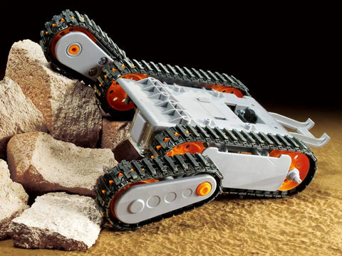 Arm Crawler Tool Set No 211 70211 with extendable arm navigating rocky terrain
