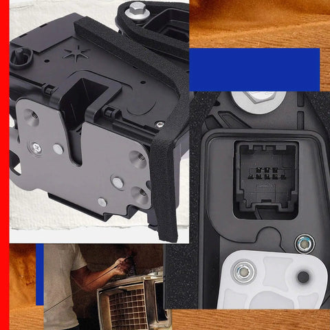 Rear Right Door Lock Actuator For Chevrolet GMC Models, detailed view of locking mechanism and connector for smooth installation.
