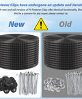 6-In By 100-Ft Critter Guard Roof Net Roll Kit with PVC Coated Mesh and Fastener Clips, New and Old Versions Displayed