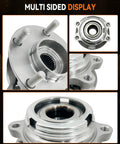 Multi-view of Two Pack Front Wheel Bearing Hub Assembly 513294 For Nissan Altima 2007 2008 2009 2010 2011 2012 2.5L 4 Cylinder, 5 Lug, With ABS Direct Fit Ready To Install Replaces OE 402029HC0A 40202JA000 40202JA010 40202ZX00A