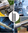 Pro Grade Indexable Lathe Turning Tool Kit Includes 3 Lathe Boring Bars S07K S10K S12M SCLCR06 And 10 Carbide Inserts CCM21.51 CCMT060204