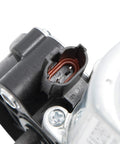 Close-up of the RV Slide Out Step Motor Replacement Kit For Straight Shooter Performance with electrical connector and housing detail.