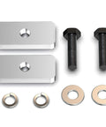 Rear Driveshaft Spacer And Carrier Bearing Drop Kit For 2005-2024 Toyota Tacoma includes aluminum spacers and heavy-duty M10 bolts.
