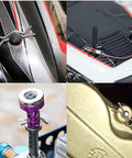 Heavy Duty Multi Hole Eye Pins And Clevis Pins Kit for Farm Machinery, adjustable M10 clevis pins, detailed close-up view