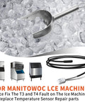 Thermistor Assembly Ntc 13459 000015573 For Ice Makers Replacement Part Fix T3 T4 Errors black cable and sensor probe