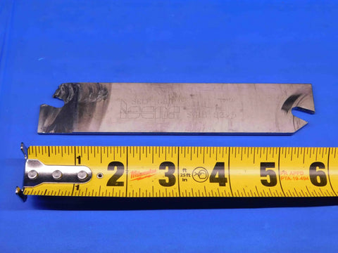 Self-Grip SGIH 32-5 Double Ended Cutoff Blade for Parting and Grooving, 5 7/8 Inch Overall Length, Built for Pros and Die Work, Smooth Clean Cuts, Heavy Duty Precision Tool, BR5710BH3 shown with tape measure