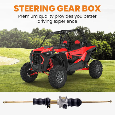 Beefed Up Steering Rack And Pinion With Tie Rod Ends For Polaris RZR 800 EFI 2008 2009 2010 2011 2012 2013 2014 RZR 800 Steering Gear Box Replacement Not For RZR S 800 Or RZR 4 800 Models