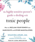 Dealing With Toxic People A Practical Empowering Guide For Highly Sensitive Folks book cover featuring floral design.