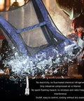 Heavy Duty Air Powered Cooling Vest Keeps You Chill In Scorching Heat Industrial Safety Gear For Welding And Forge Utilizes Vortex Tech with mesh design.