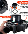 Hand holding Furnace Blower Motor Replacement For A067 66338 333710-751 329148-701 3115 And More 2900 RPM 110V HVAC Fan