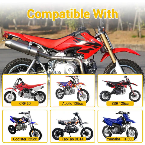 CNC Aluminum Folding Gear Shift Lever For Dirt Bikes And Pit Bikes Fits CRF50 CRF70 XR50 XR70 TRX70 TRX90 S65 SSR 125 Razkull125 TTR50 TTR90 TTR50E Apollo 125 WR200R YZ80 Beefed Up compatibility