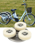 36T Planetary Gear Clutch Kit For High Power Electric Bikes And Scooters, Heavy Duty Steel Nylon Gear, shown with tricycle