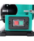 Heavy Duty 4X36 Belt Sander Paired With 6 Inch Disc Sander Built Tough High Torque Motor control panel with on/off buttons.