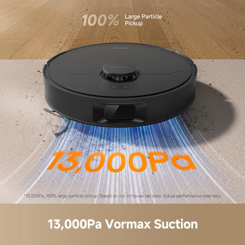 D20 Plus Robot Vacuum And Mop With 13000 Pa Suction Self Emptying 5L Dust Bag DuoBrush For Pet Hair on hard floor surface