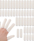 Moisture Wicking Cotton Finger Cots And Toe Sleeves Set For Glove Comfort, No Sweat Thumb Protector Fingertips Cushions.