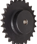 Heavy Duty Double Pitch Roller Chain Sprocket With Type B Hub And Reboreable Bore For Smooth 2080 Chain Drive Featuring 25 Teeth And 2 Inch Pitch, carbon steel sprocket.