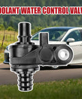 Heavy Duty Coolant Water Control Valve Drop In Replacement For Toyota Camry Avalon RAV4 2018 To 2022 angled view on a roadway.