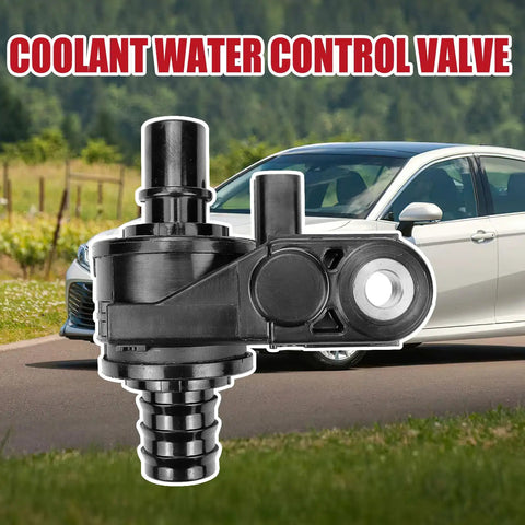 Heavy Duty Coolant Water Control Valve Drop In Replacement For Toyota Camry Avalon RAV4 2018 To 2022 angled view on a roadway.