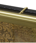 Traditional 18 Inch Picture Light In Satin Brass Finish For Wall Mounted Artwork Highlight, Classic Gallery Style, side view
