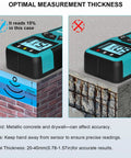 Pinless Moisture Meter For Home DIY Non Destructive Wood Floor Walls And Concrete Moisture Tester With Four Modes