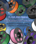 Eight Color Elite PLA Plus 3D Printer Filament Bundle with multicolor 1.75mm spools vacuum sealed 0.25kg each eight pack