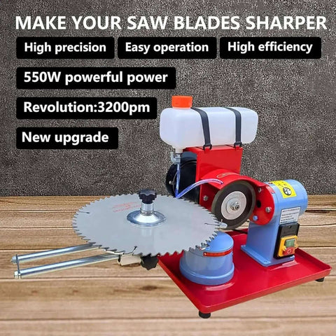 Heavy Duty Electric Circular Saw Blade Sharpener Featuring Rock Solid Angle Grinder Stand And Slick Dual Hand Levers For Lightning Quick Wood Metal Touch Ups