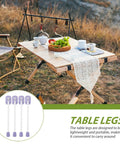 Foldable Replacement Table Legs For Laptop And Furniture Heavy Duty Plastic And Iron Desk Legs in outdoor setting