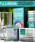 22 In 1 Water Test Kit With 130 Strips For Well Tap Pool And Spa Testing Fluoride Lead Hardness Chlorine Iron Copper And More