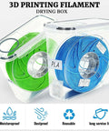 Filament Storage Box Set Of Four With Airtight Seal Keeps Your Filament Fresh For 3D Printer Spools Waterproof Dust Proof