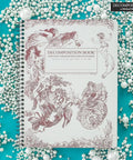 Mermaids College Ruled Spiral Notebook 9.75 by 7.5 Journal with cover illustration on recycled paper