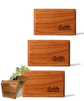 Top Shelf Wood Car Air Freshener Refill With A Killer Teak Scent And Clean Essential Oils To Eliminate Stubborn Odors And Keep Your Ride Fresh And Smooth All Day Long No Clip Included Made In Usa Sustainably Sourced - three wooden refill blocks displayed.