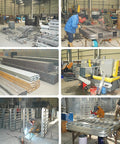 Rugged As Nails Steel Forklift Pallets Built Heavy Duty For Warehouse Storage Platform With Sure Grip Anti Slip Metal Grid in a manufacturing facility.