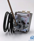 Gas Range Oven Thermostat Replacement For WB20K10023 And WB20K8, model specific fit, shown with coil and connectors, black and metallic