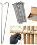100 Pack 8 Inch Aluminum Chain Link Fence Ties For 14 Gauge Wire Ideal For Garden Fences Dog Kennels Chicken Coops And Quick Fence Repairs No Brainer Easy To Use