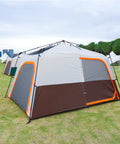 Instant Family Cabin Tent With Two Rooms And Three Doors Mesh Windows Waterproof Double Layer Design Easy Setup In 60 Seconds