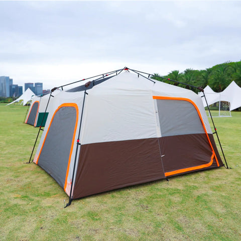 Instant Family Cabin Tent, 2 Rooms, Easy Setup 60s ✓