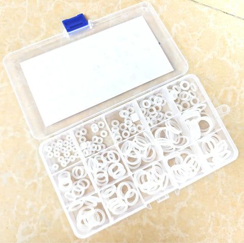 Must Have 225 Piece Silicone O Ring Assortment Kit For Automotive Plumbing And Faucet Repairs With 15 Different Sizes Durable Silicone Seals