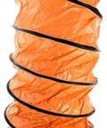 Close-up of orange duct hose for 12 Inch Utility Blower Fan With 5 Meter Duct Hose Beast High Velocity 3300 RPM Air Circulator For Industrial Use