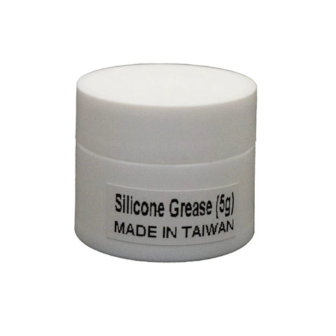 Silicone Grease For O-Rings And Seals, 5G Multi Purpose Lubricant For Scuba Gear, Extends Rubber Lifespan, Reduces Cracking And Wear, Ideal O-Ring Maintenance And Seal Protection, white 5g jar