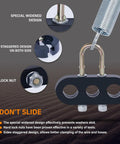 Twin Pack 25 Inch Tender Spring Kit With Hanger Trackers And Hose Clamps For Heavy Duty Air Line And Power Cable Runs, 3In1 ABS System, shown with special widened design, staggered holes, and lock nut features.
