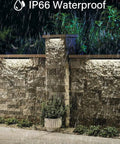 Lit 5W LED Retaining Wall Lights 8 Pack Outdoor Hardscape Landscape Paver Lights Low Voltage 12V 24V IP66 Waterproof 3000K Soft White