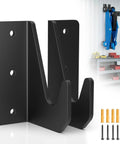 Heavy Duty Wall Mount Jack Stand Organizer Rack For Hydraulic Floor Jacks And Trailers, Space Saving Stainless Steel Storage Holder With 660 Lb Load Capacity