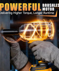 Pro Grade Cordless Impact Wrench With 1/2 Inch Drive, High Torque For Towing, Tire Changes And Cranking Rusty Bolts On The Fly in use.